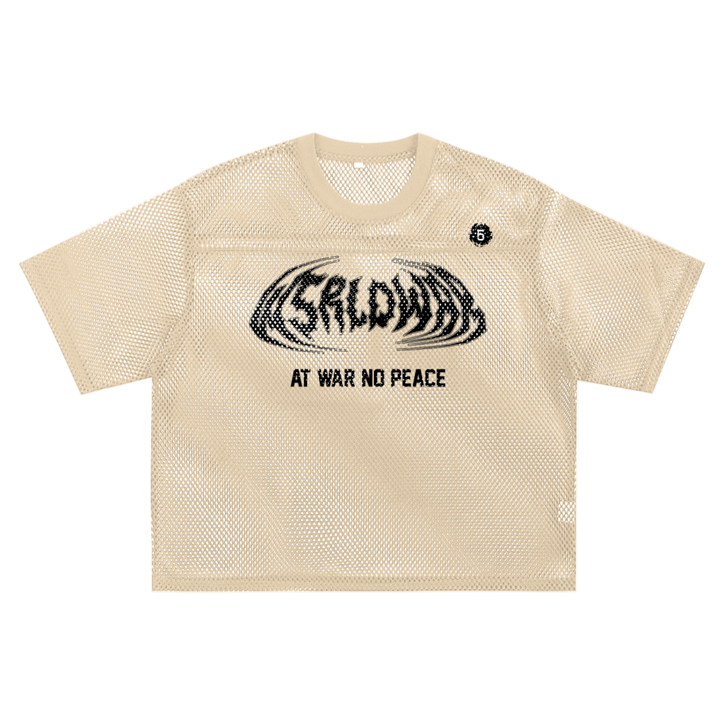 NO PEACE RETRO FOOTBALL JERSEY