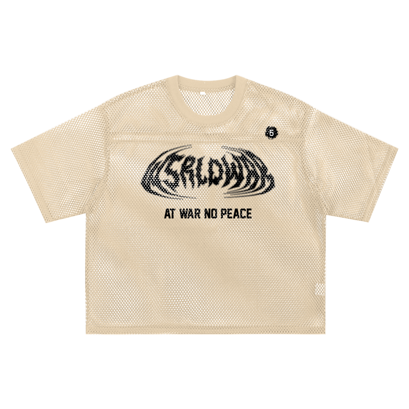 NO PEACE RETRO FOOTBALL JERSEY