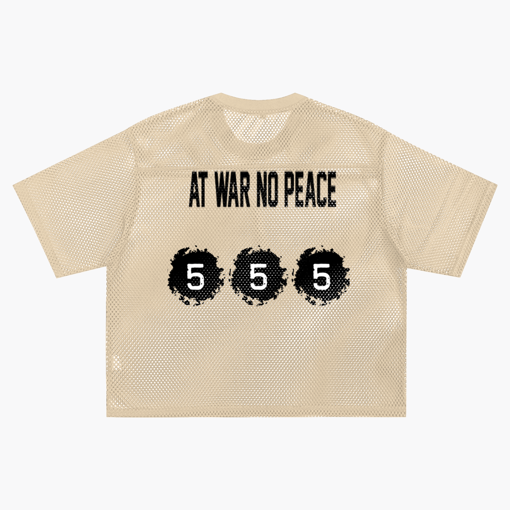 NO PEACE RETRO FOOTBALL JERSEY