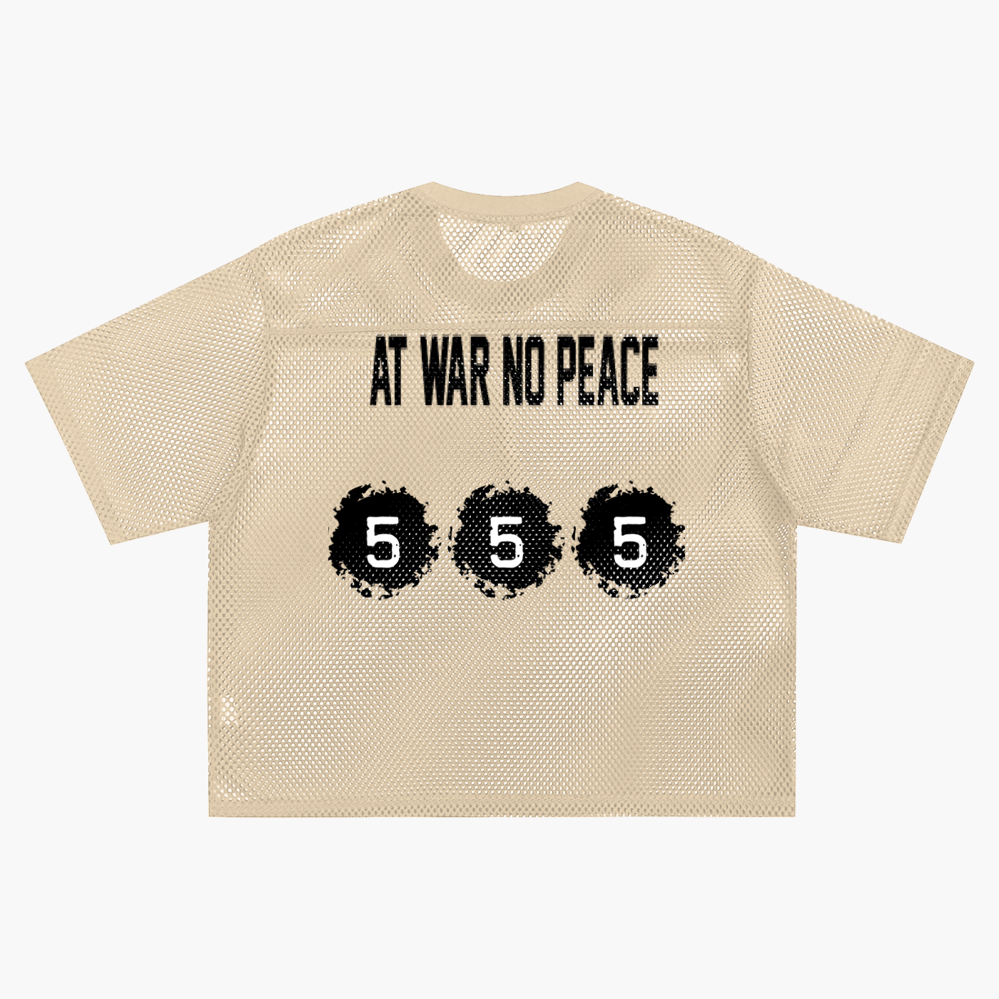 NO PEACE RETRO FOOTBALL JERSEY