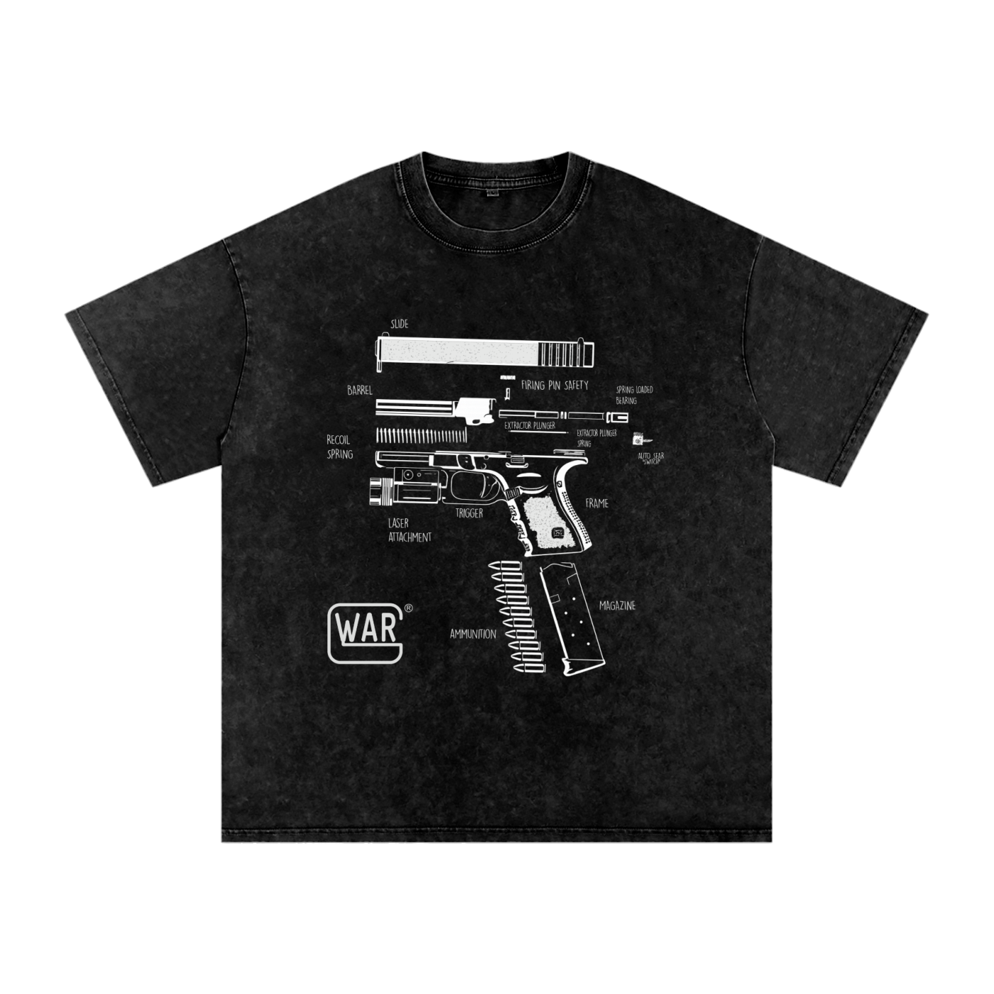 G19 SWITCH BLACK OVERSIZED TEE